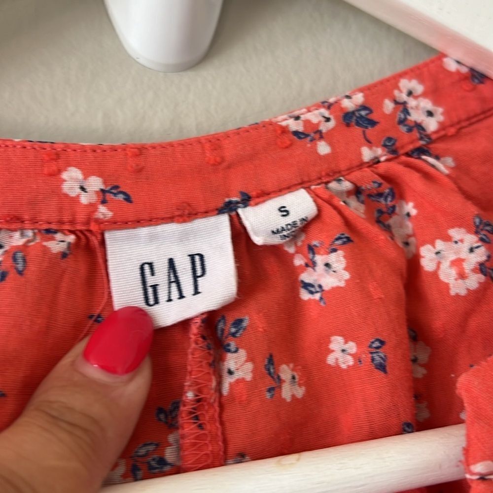 Gap Print Ruffle Shirt - Picture 6 of 11